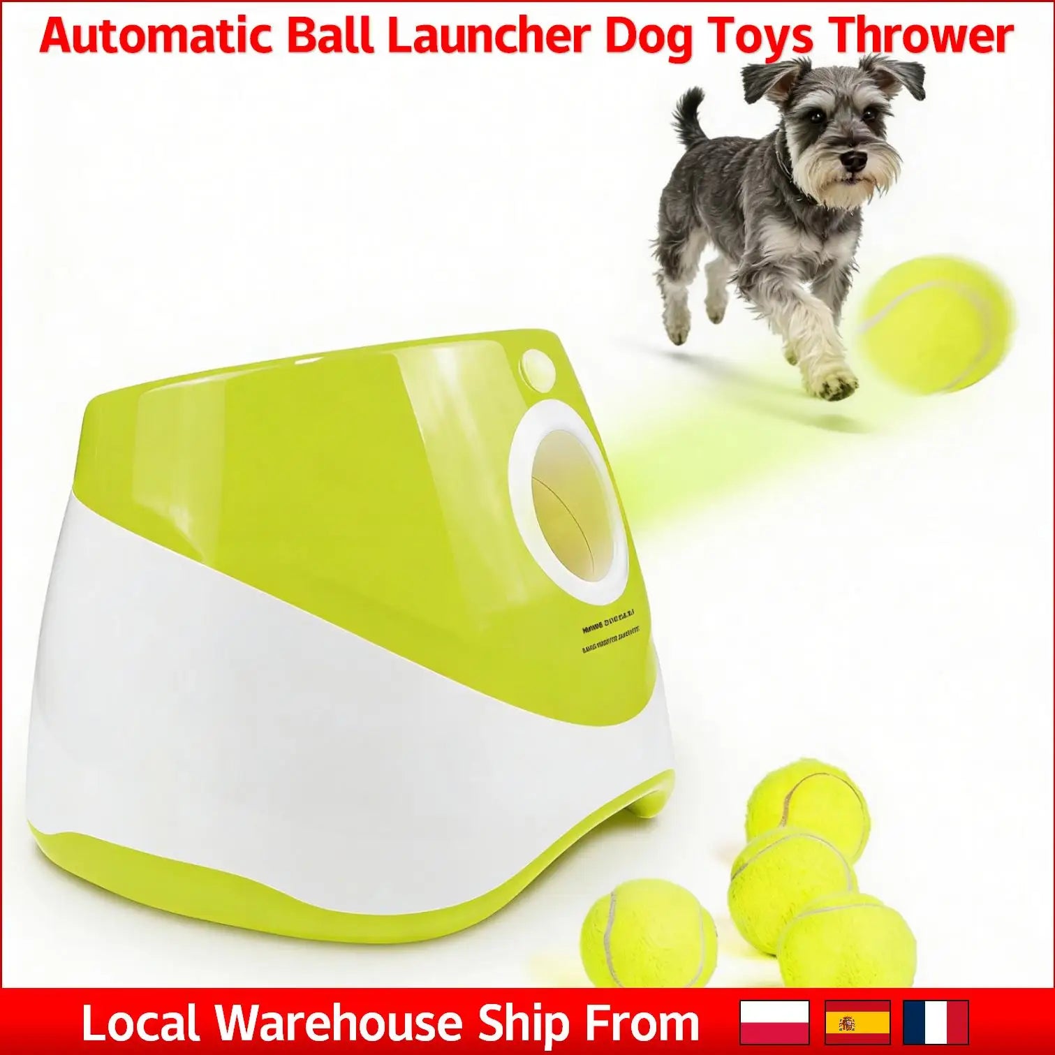 Lanzador Automático de Pelotas para Perros