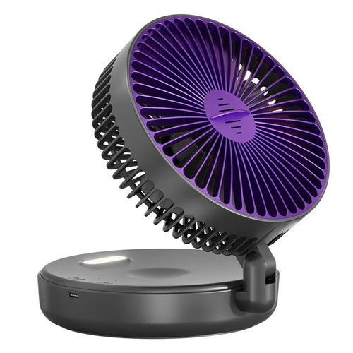 Ventilador de escritorio USB plegable multifuncional de 6 pulgadas.