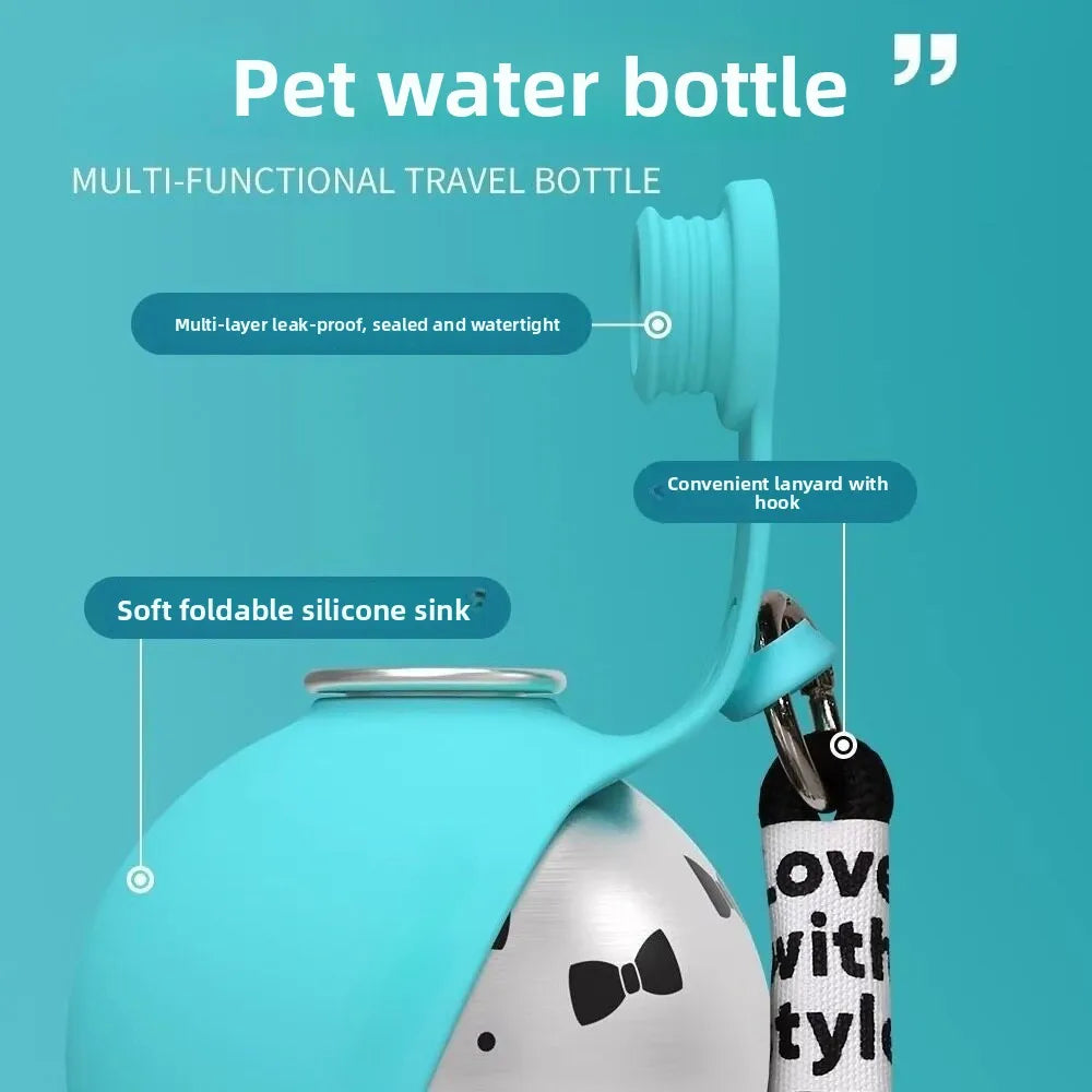 Bebedero de Agua Portátil para Perros y Gatos